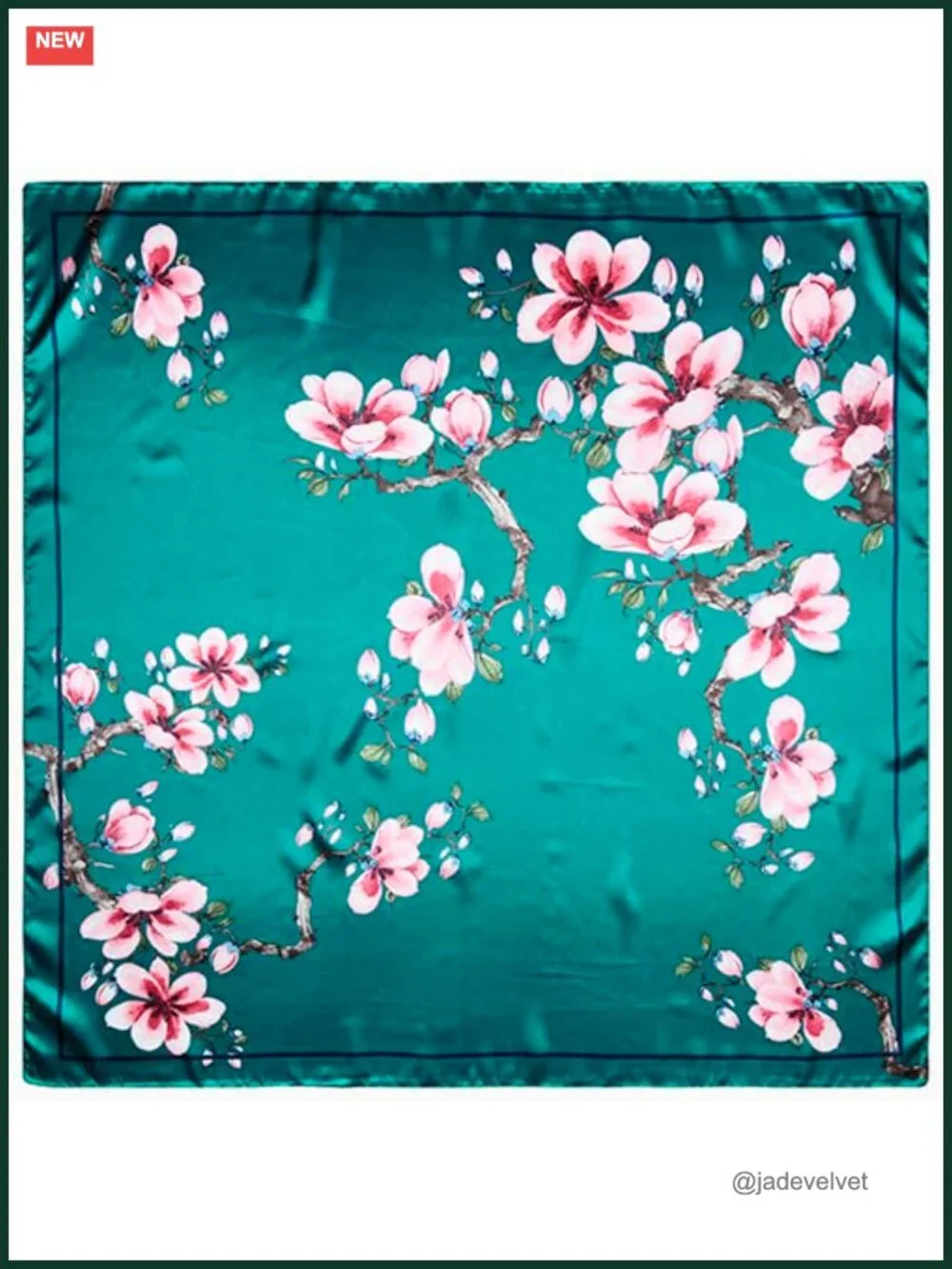 Silk Like Satin Square Head Scarf, 35x35 in, Hair Wrap for Sleeping & Fashion